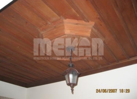 Ahşap Tavan Göbekleme